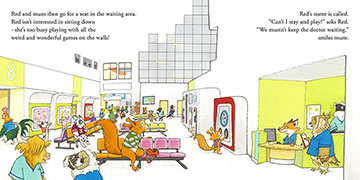 Red visits the hospital